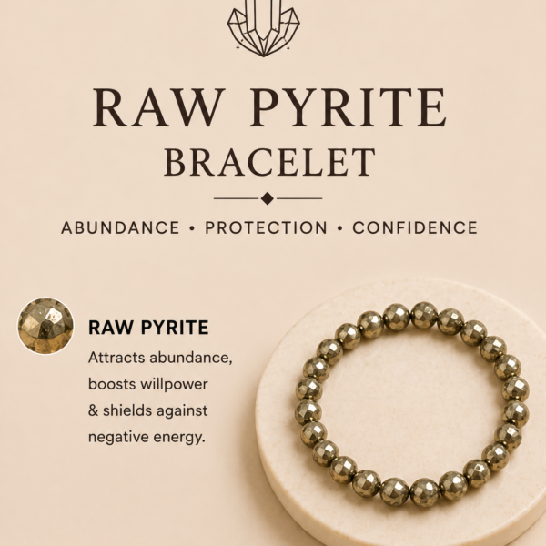 Raw Pyrite Bracelet