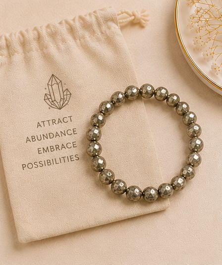 Raw Pyrite Bracelet - Image 4