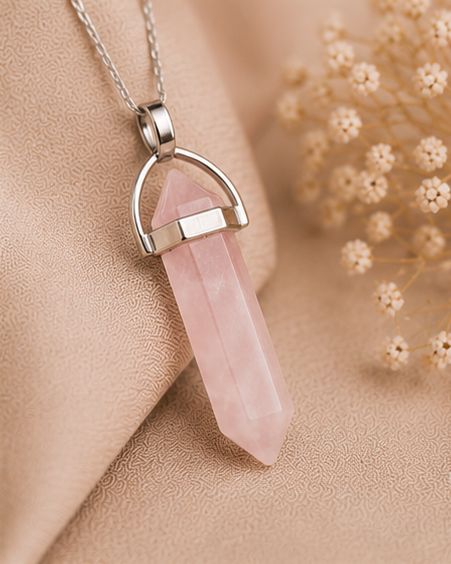 Rose Quartz Pendant - Image 2