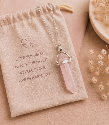Rose Quartz Pendant - Image 4