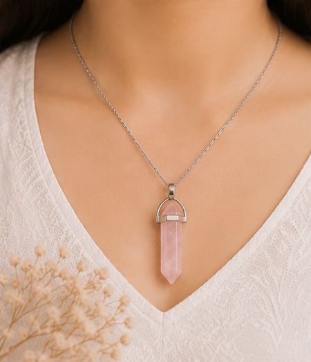 Rose Quartz Pendant - Image 5