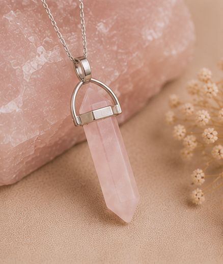 Rose Quartz Pendant - Image 6